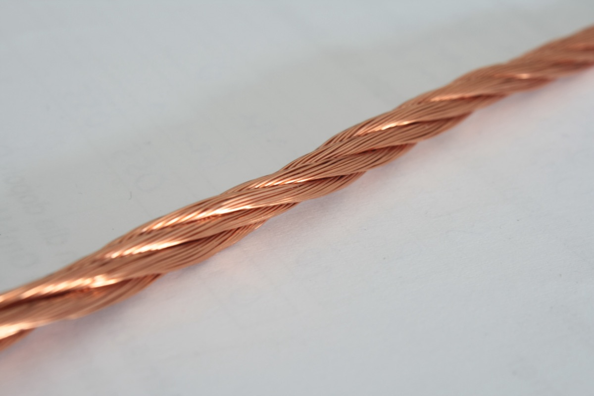 Enamelled litz copper winding wire close-up — industry example photo